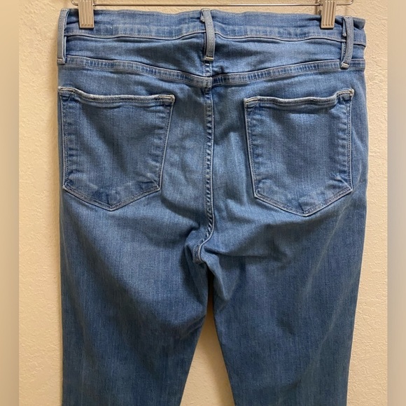 Frame Blue Le High Flare Jeans In Free Bird Size 30 - Picture 10 of 10